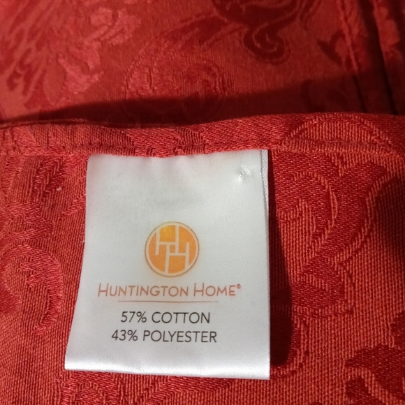 🏤🍅 6 HUNTINGTON RED NAPKINS 🍉🚂 - Picture 7 of 11